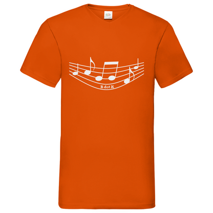 B dot K eco sound - V-Neck T-Shirt dark