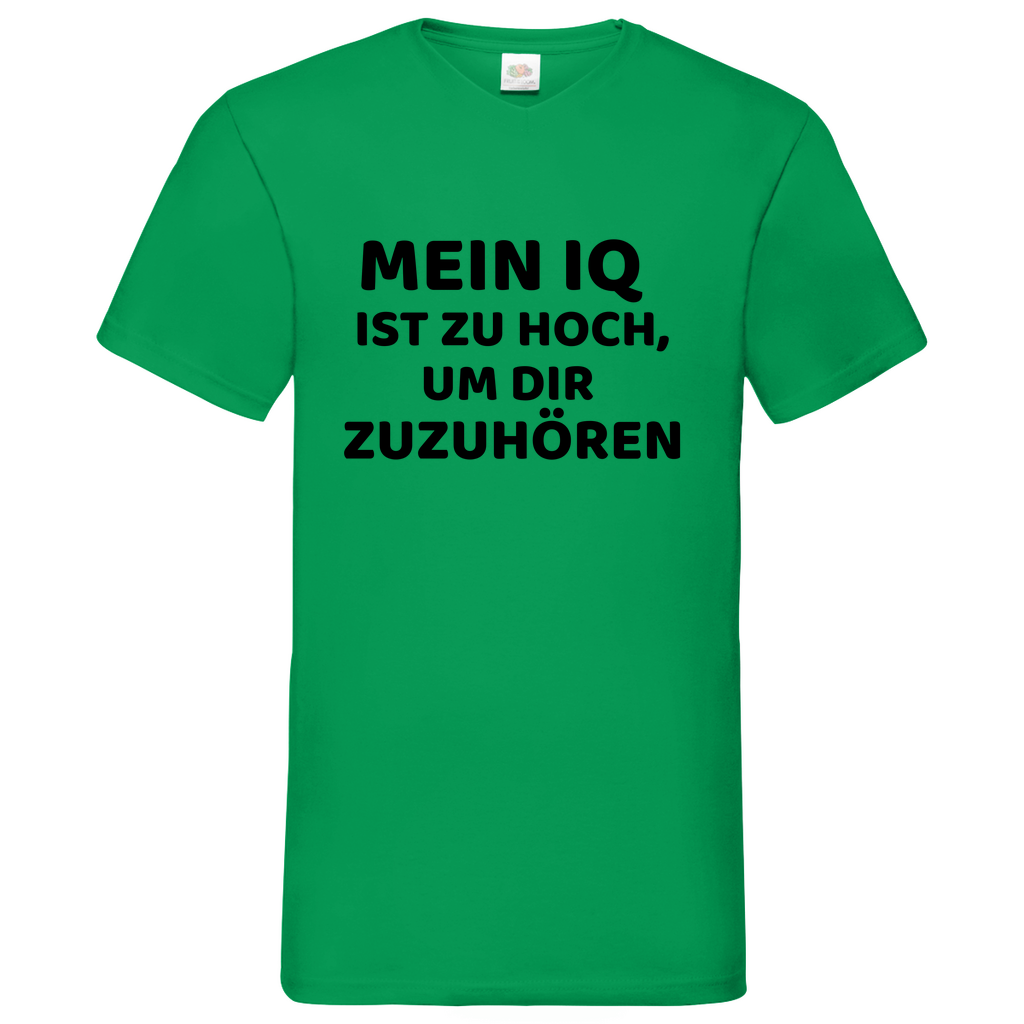 IQ - V-Neck T-Shirt bright
