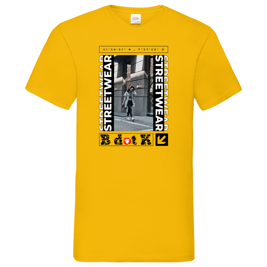 Grad - V-Neck T-Shirt bright