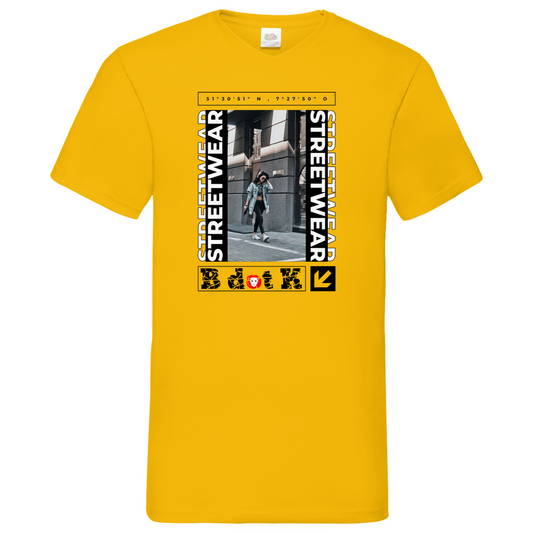 Grad - V-Neck T-Shirt bright