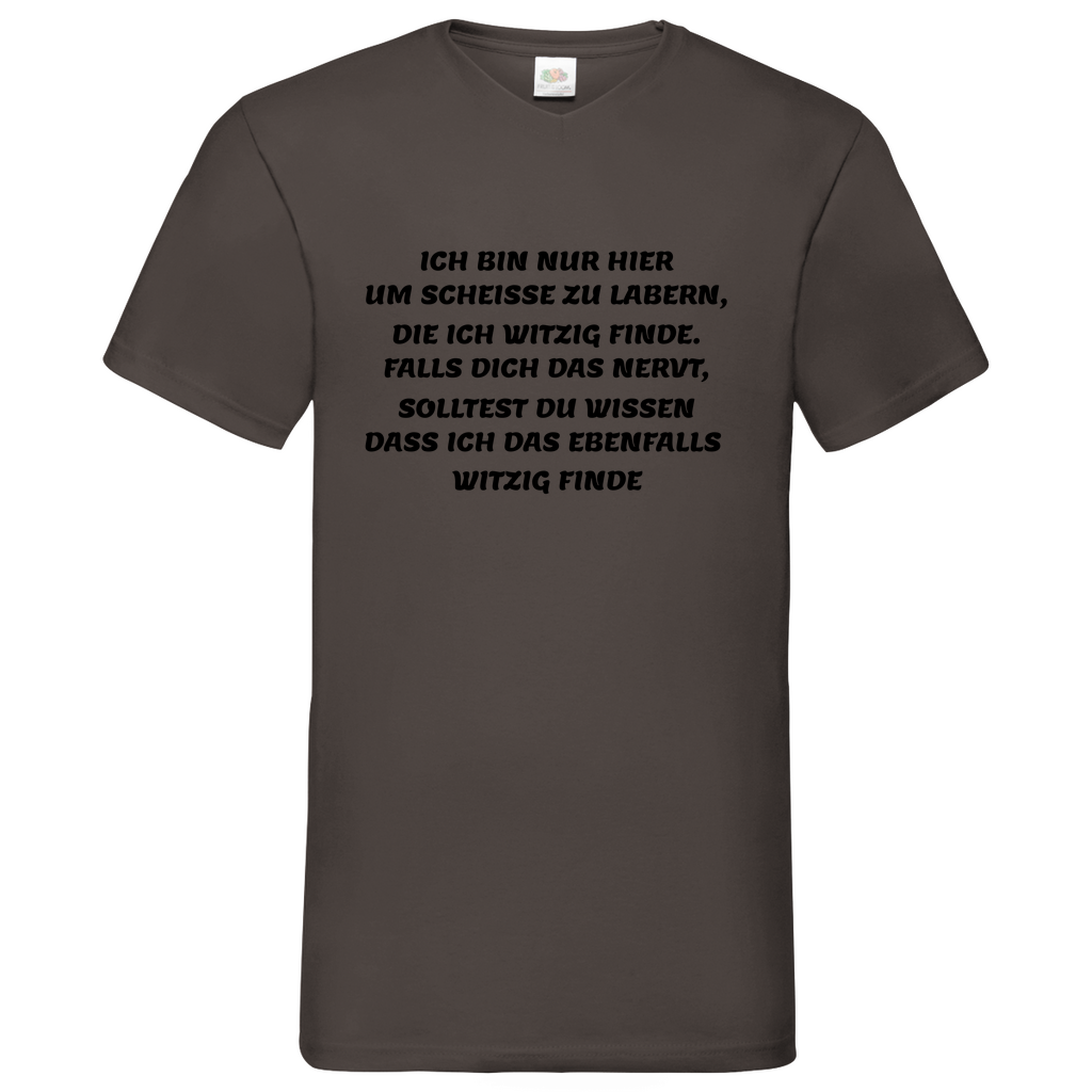 Labern - V-Neck T-Shirt bright