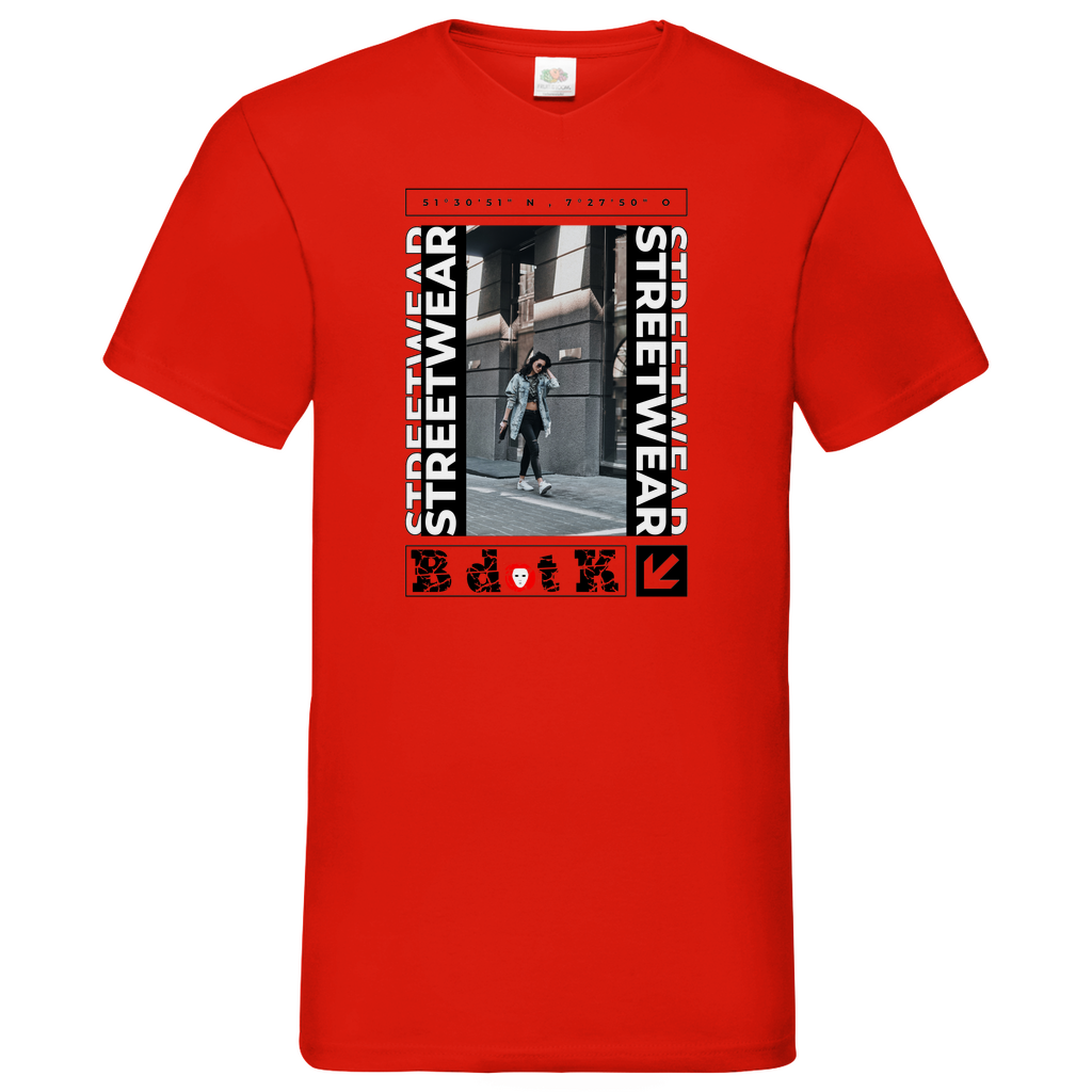 Grad - V-Neck T-Shirt bright