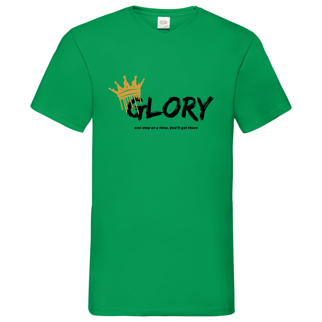 Glory- V-Neck T-Shirt dark
