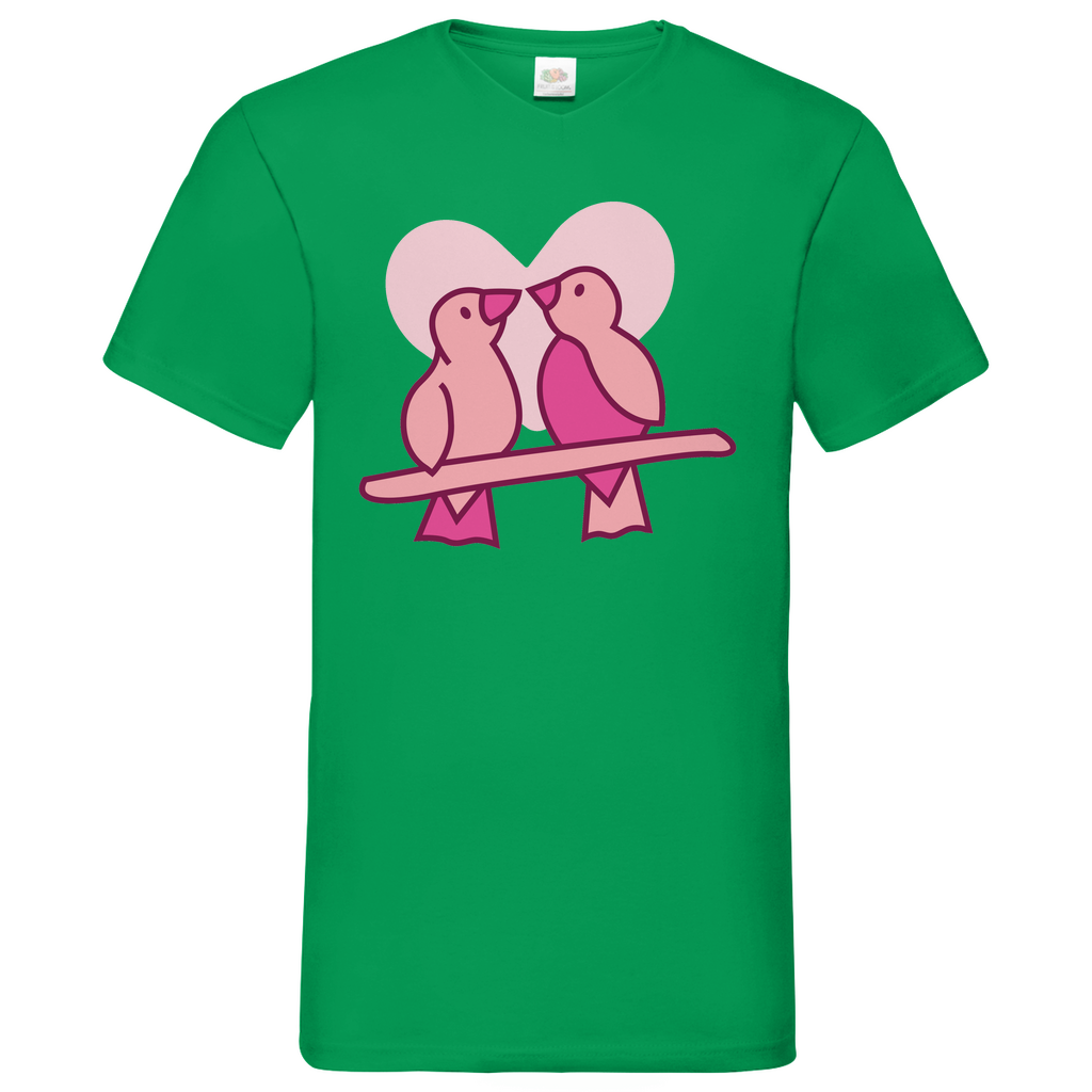 Couple Bird - V-Neck T-Shirt