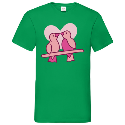 Couple Bird - V-Neck T-Shirt