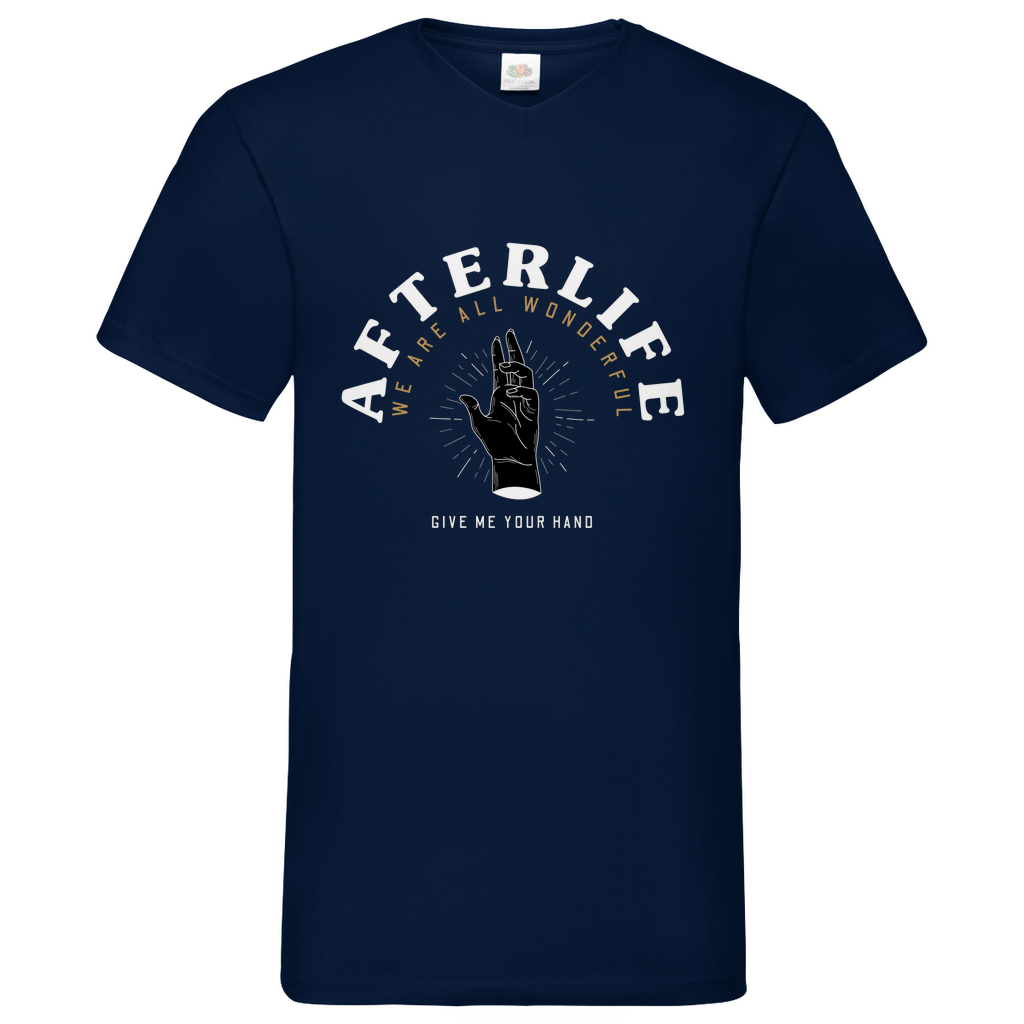 After Life - V-Neck T-Shirt dark