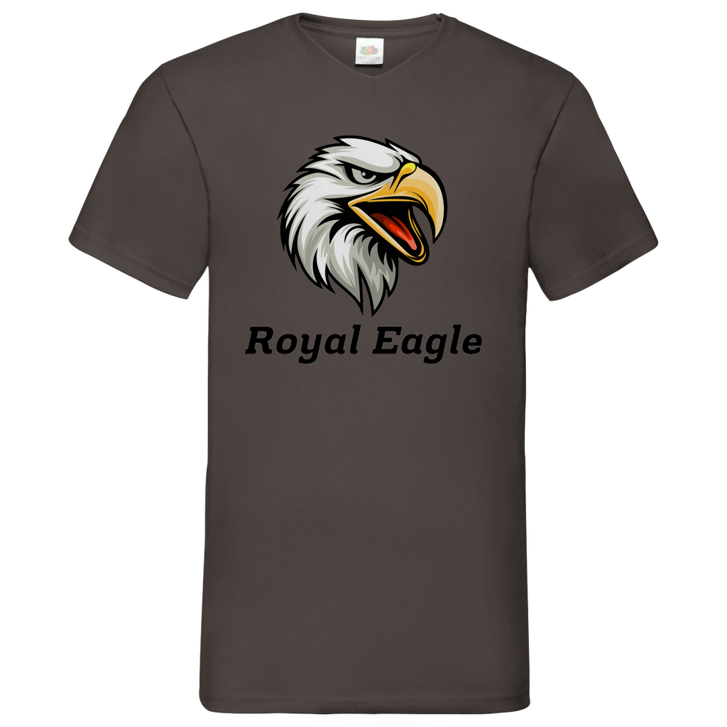 Eagle - V-Neck T-Shirt - bright
