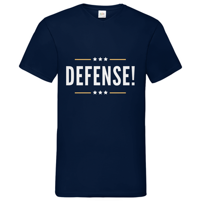 Defense - V-Neck T-Shirt dark