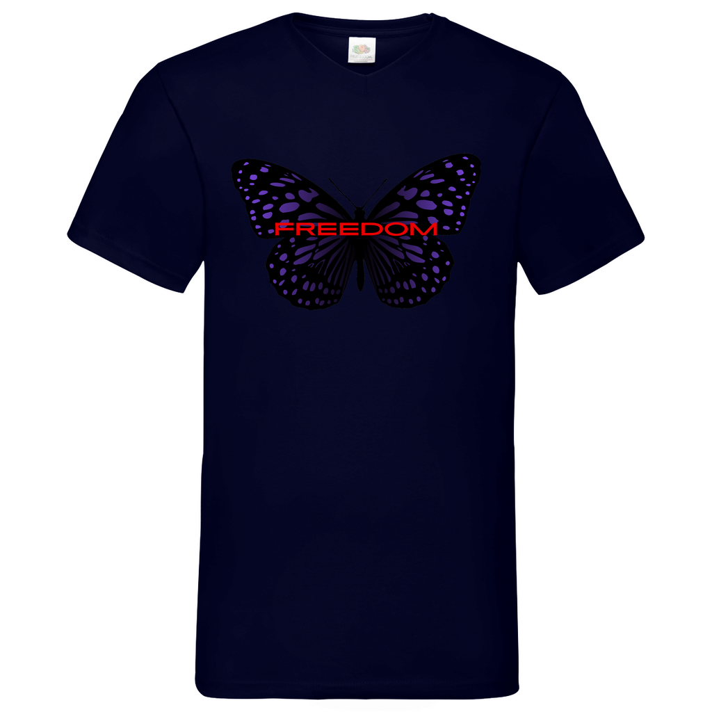 Freedom - V-Neck T-Shirt bright