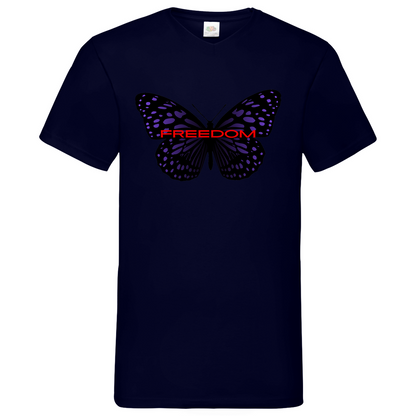 Freedom - V-Neck T-Shirt bright