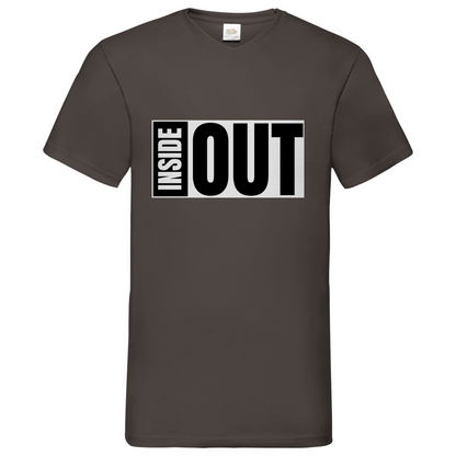 Inside Out - V-Neck T-Shirt - dark