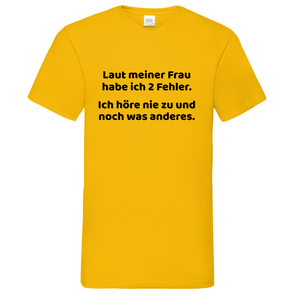 Fehler - V-Neck T-Shirt bright