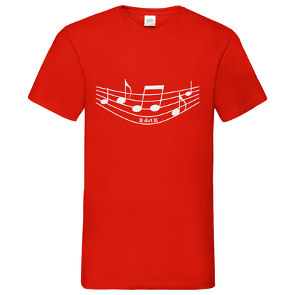 B dot K eco sound - V-Neck T-Shirt dark