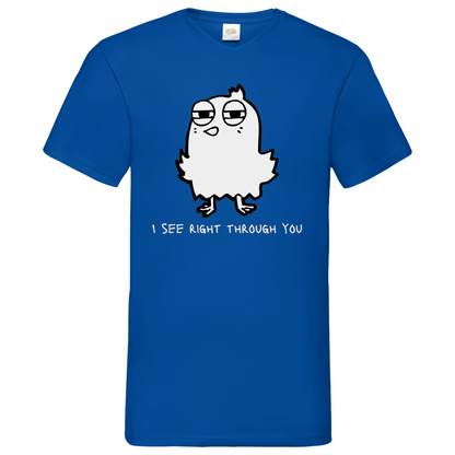 See you Bird - V-Neck T-Shirt - dark