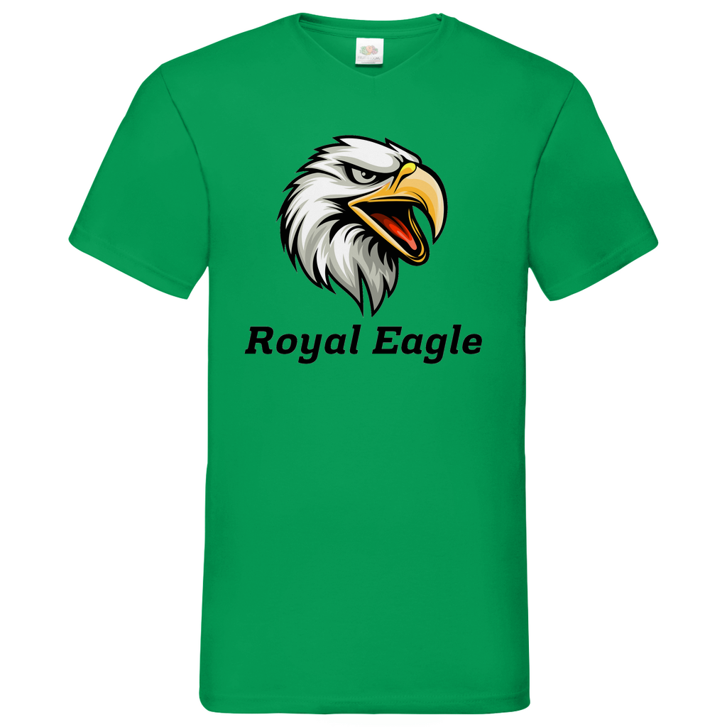 Eagle - V-Neck T-Shirt - bright
