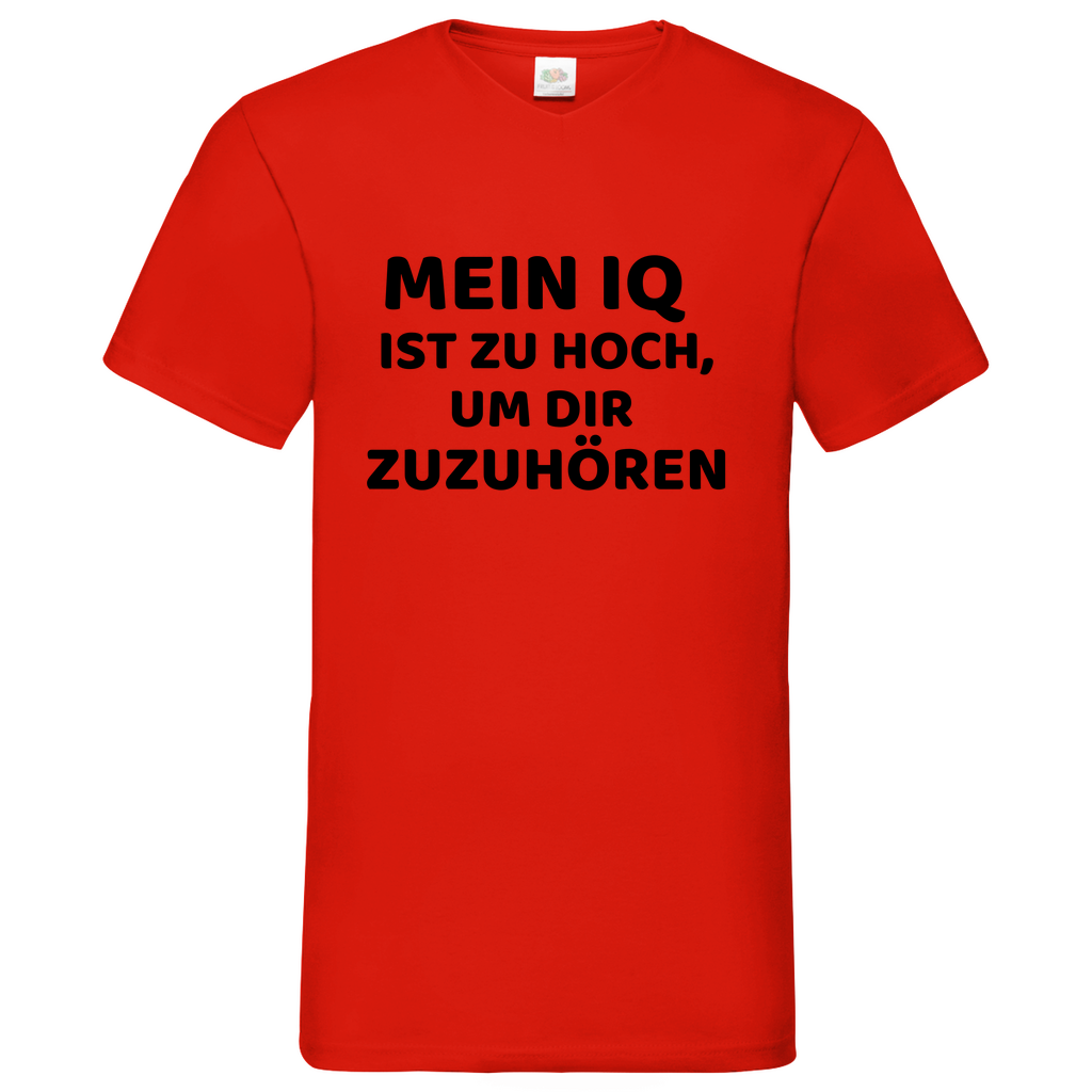 IQ - V-Neck T-Shirt bright