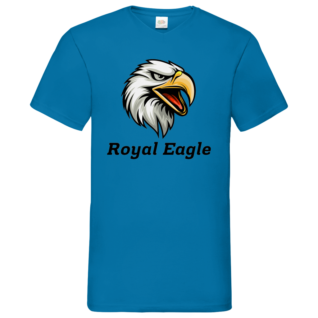 Eagle - V-Neck T-Shirt - bright