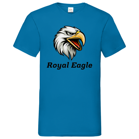 Eagle - V-Neck T-Shirt - bright