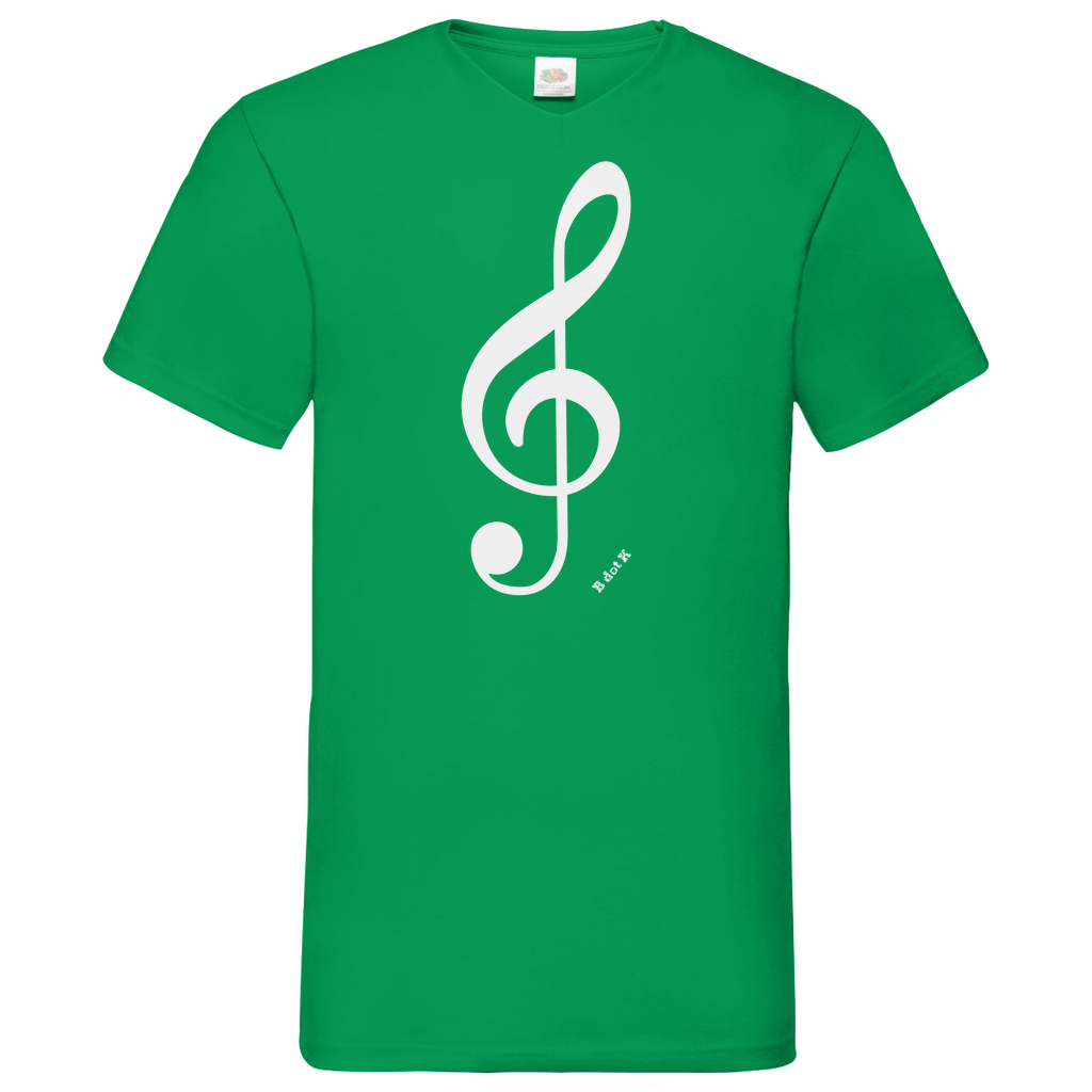 B dot K eco notekey - V-Neck T-Shirt dark