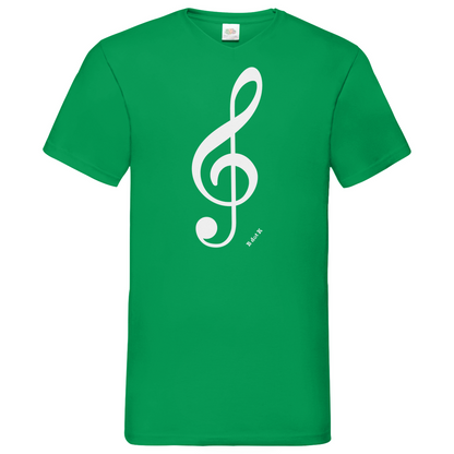 B dot K eco notekey - V-Neck T-Shirt dark