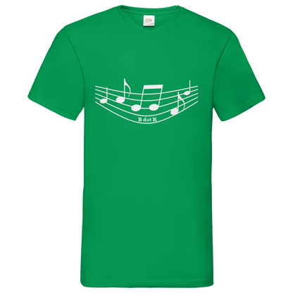 B dot K eco sound - V-Neck T-Shirt dark