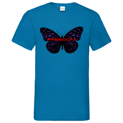 Freedom - V-Neck T-Shirt bright