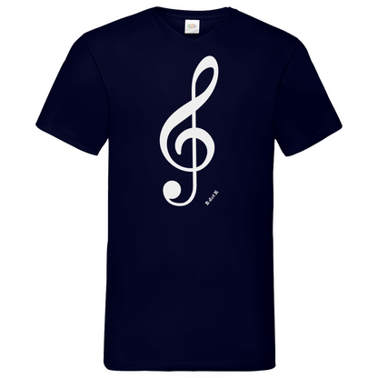 B dot K eco notekey - V-Neck T-Shirt dark