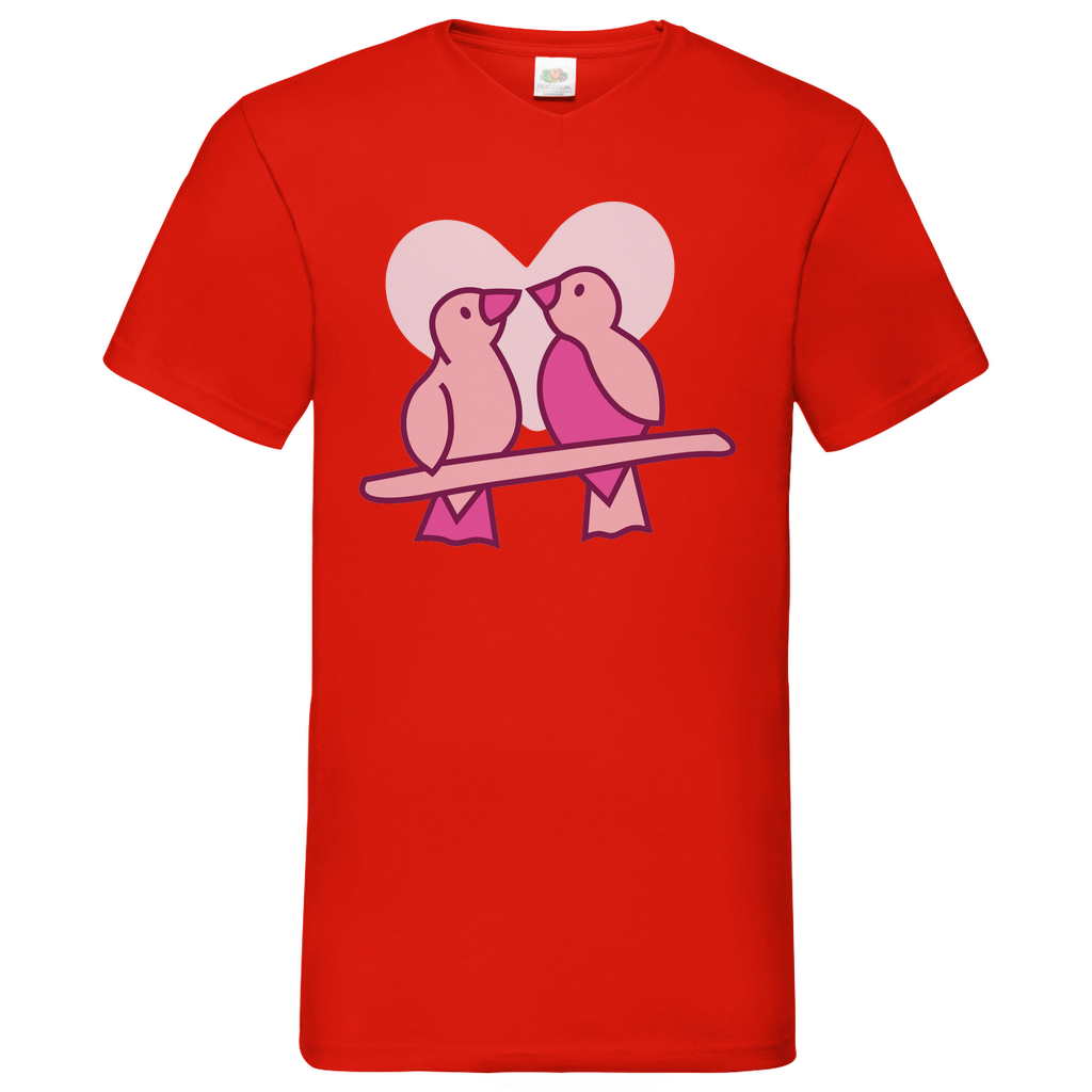Couple Bird - V-Neck T-Shirt