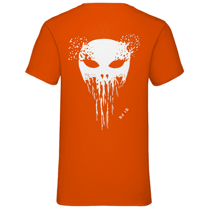 B dot K eco  Mask back - V-Neck T-Shirt dark