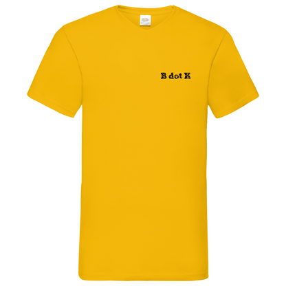 B dot K eco Mask back - V-Neck T-Shirt bright