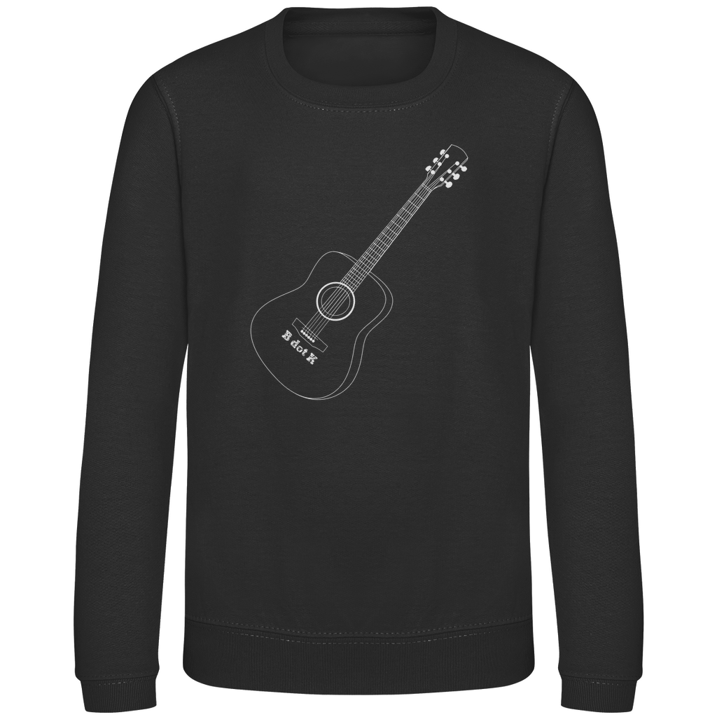 eco Sweatshirt Kids - Guitar B dot K / dark