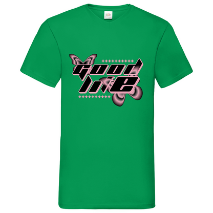 good life -  V-Neck T-Shirt bright