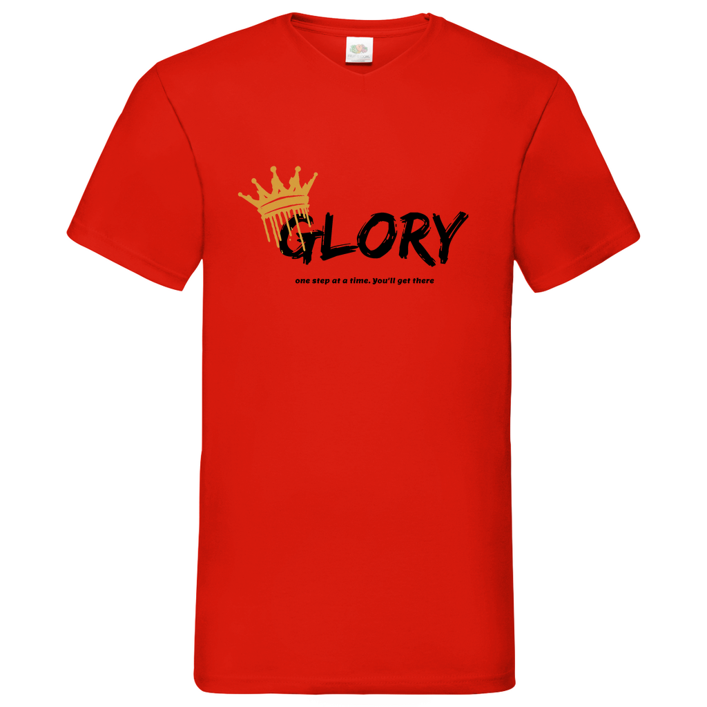 Glory- V-Neck T-Shirt dark