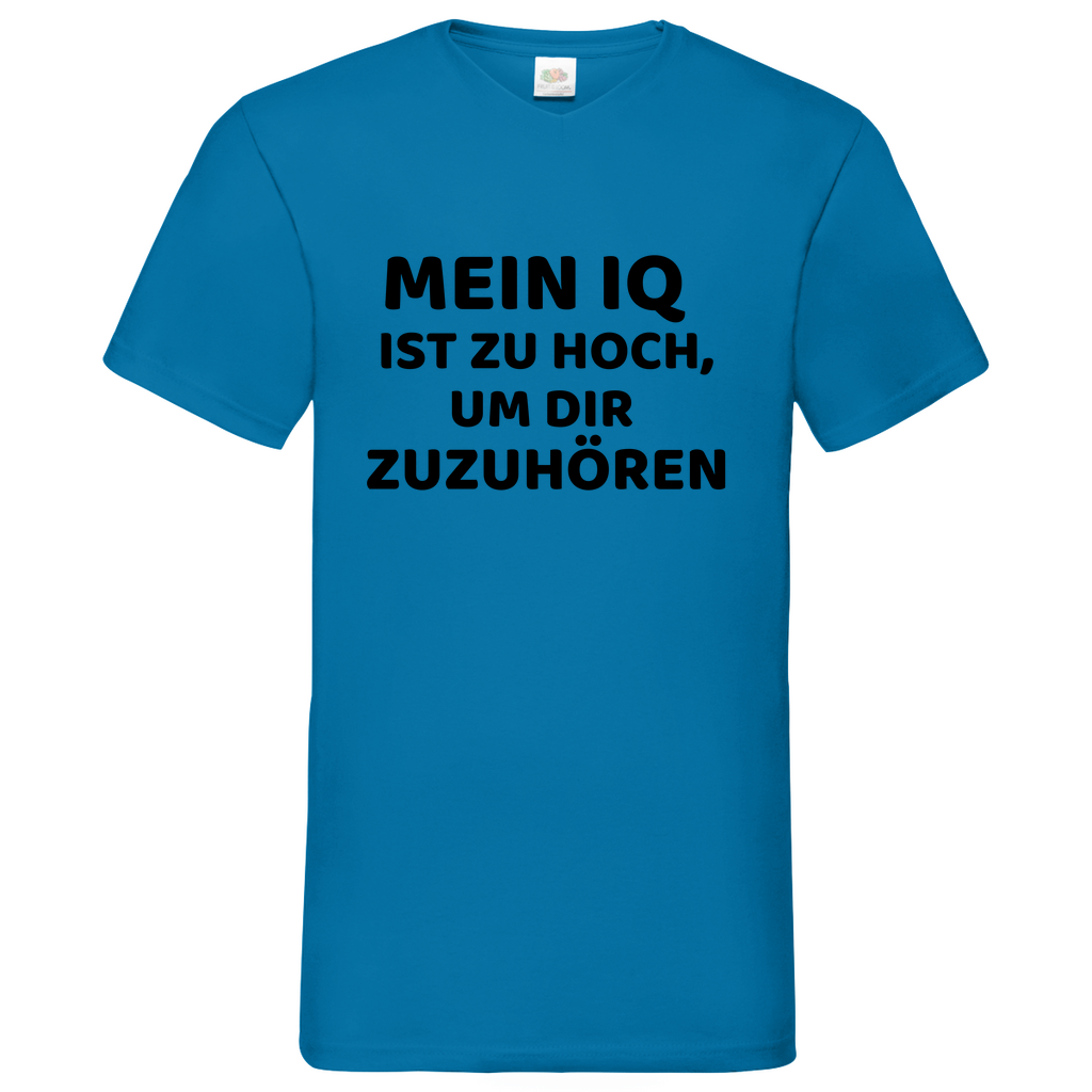 IQ - V-Neck T-Shirt bright