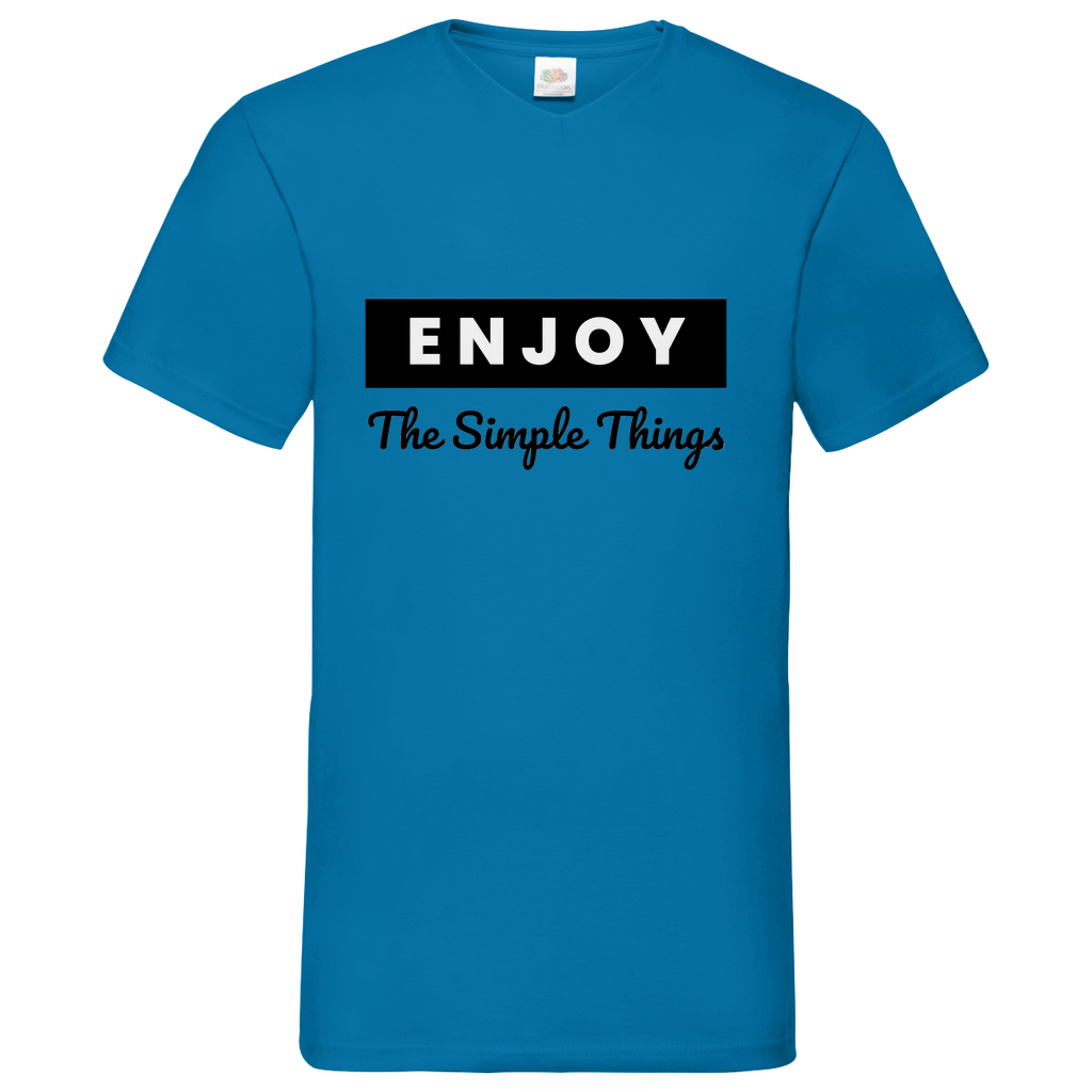 Think out of the Box- V-Neck T-Shirt dark