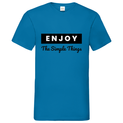 Think out of the Box- V-Neck T-Shirt dark