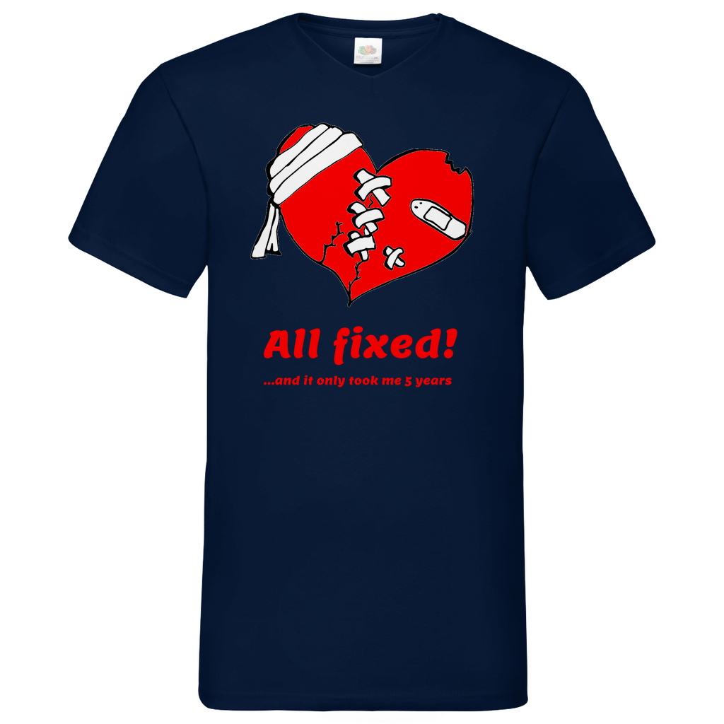 All fixed - V-Neck T-Shirt