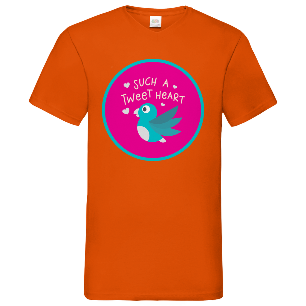 Tweet Herat - V-Neck T-Shirt