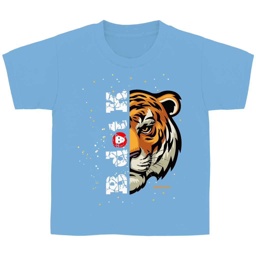 T-Shirt Kids - Tiger B dot K  / dark