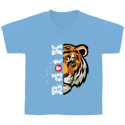 T-Shirt Kids - Tiger B dot K  / dark