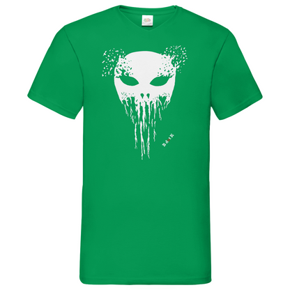 B dot K eco Mask wrecked - V-Neck T-Shirt dark