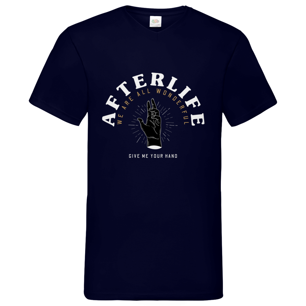After Life - V-Neck T-Shirt dark