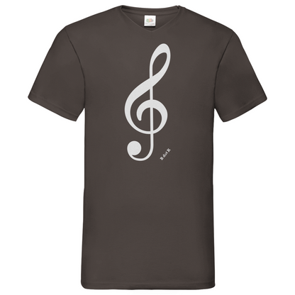 B dot K eco notekey - V-Neck T-Shirt dark