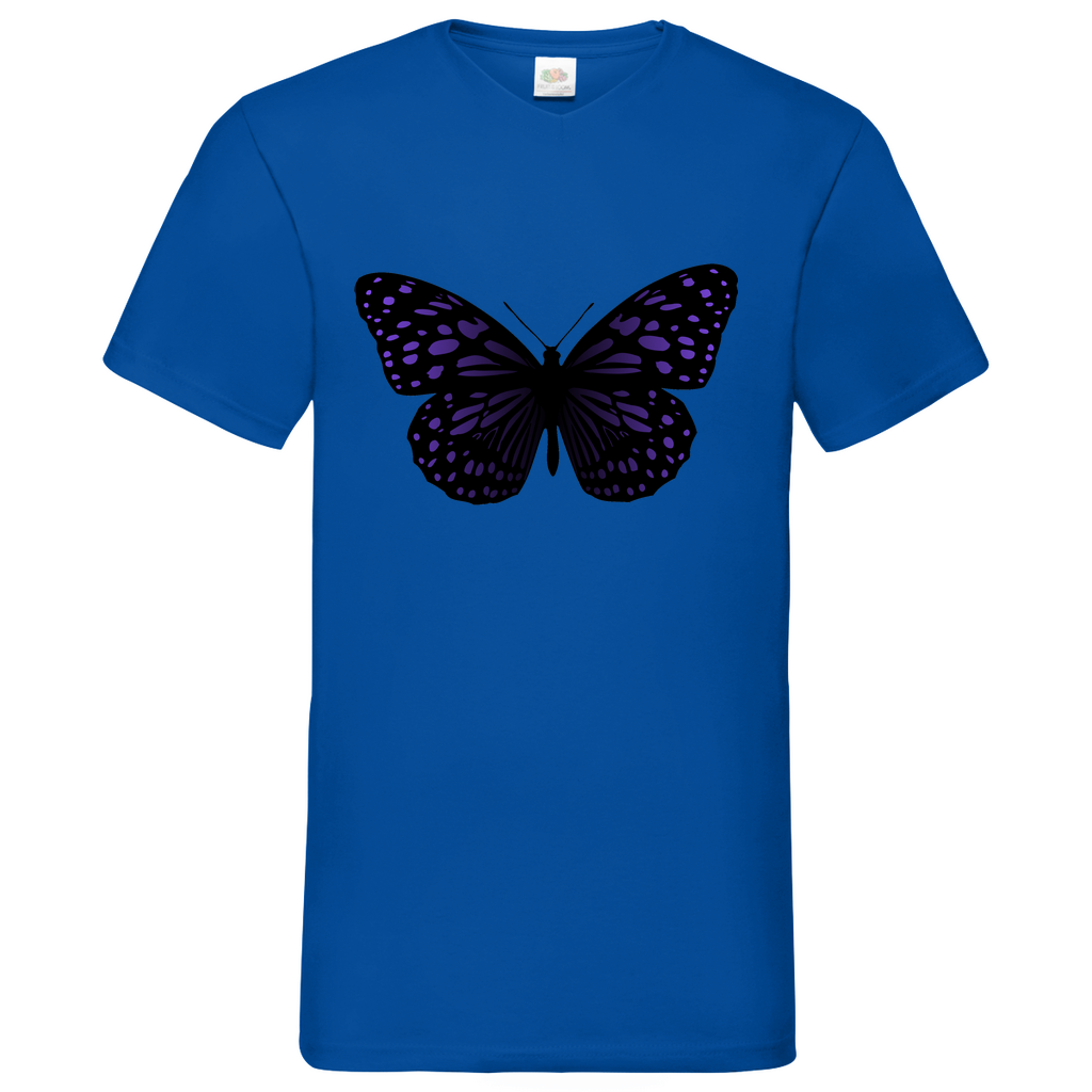 Butterfly purple - V-Neck T-Shirt