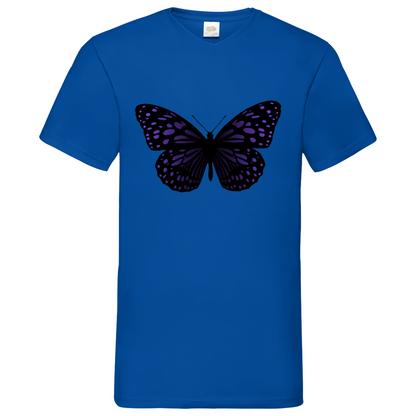 Butterfly purple - V-Neck T-Shirt