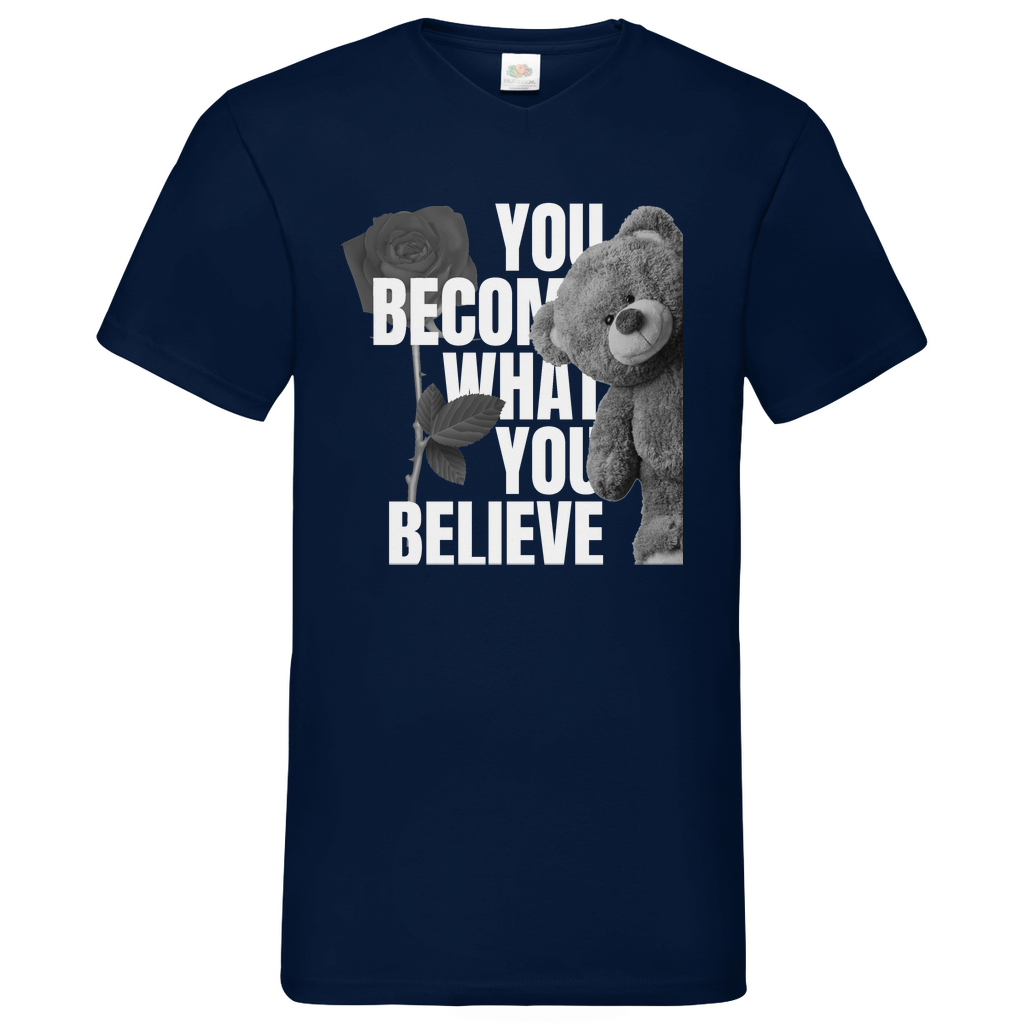 Bear - V-Neck T-Shirt dark