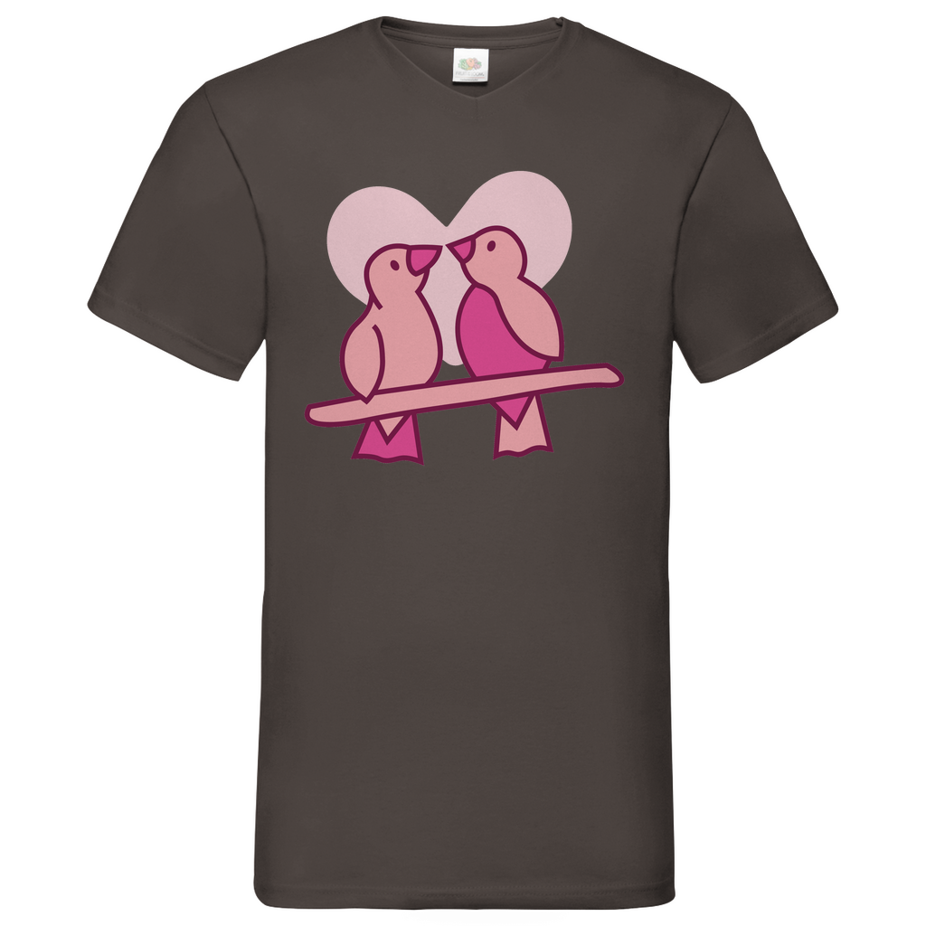 Couple Bird - V-Neck T-Shirt