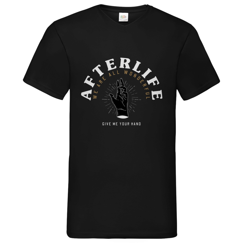 After Life - V-Neck T-Shirt dark