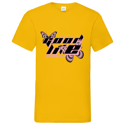 good life -  V-Neck T-Shirt bright