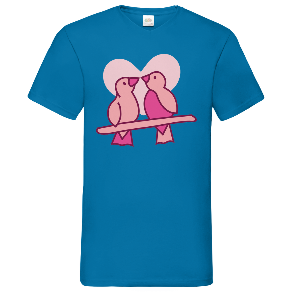 Couple Bird - V-Neck T-Shirt